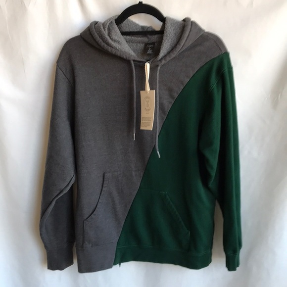Urban Renewal Other - Urban Renewal green and gray one-of-a-kind hoodie, size M